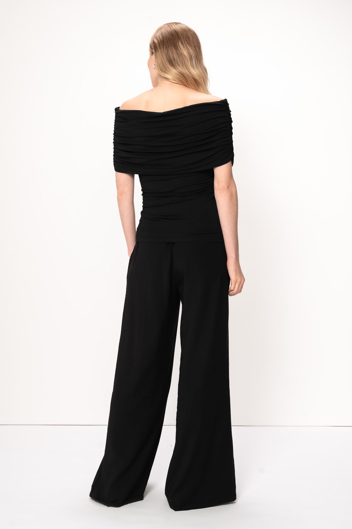 VIVEH Giada top in Coconut Milk – styled view