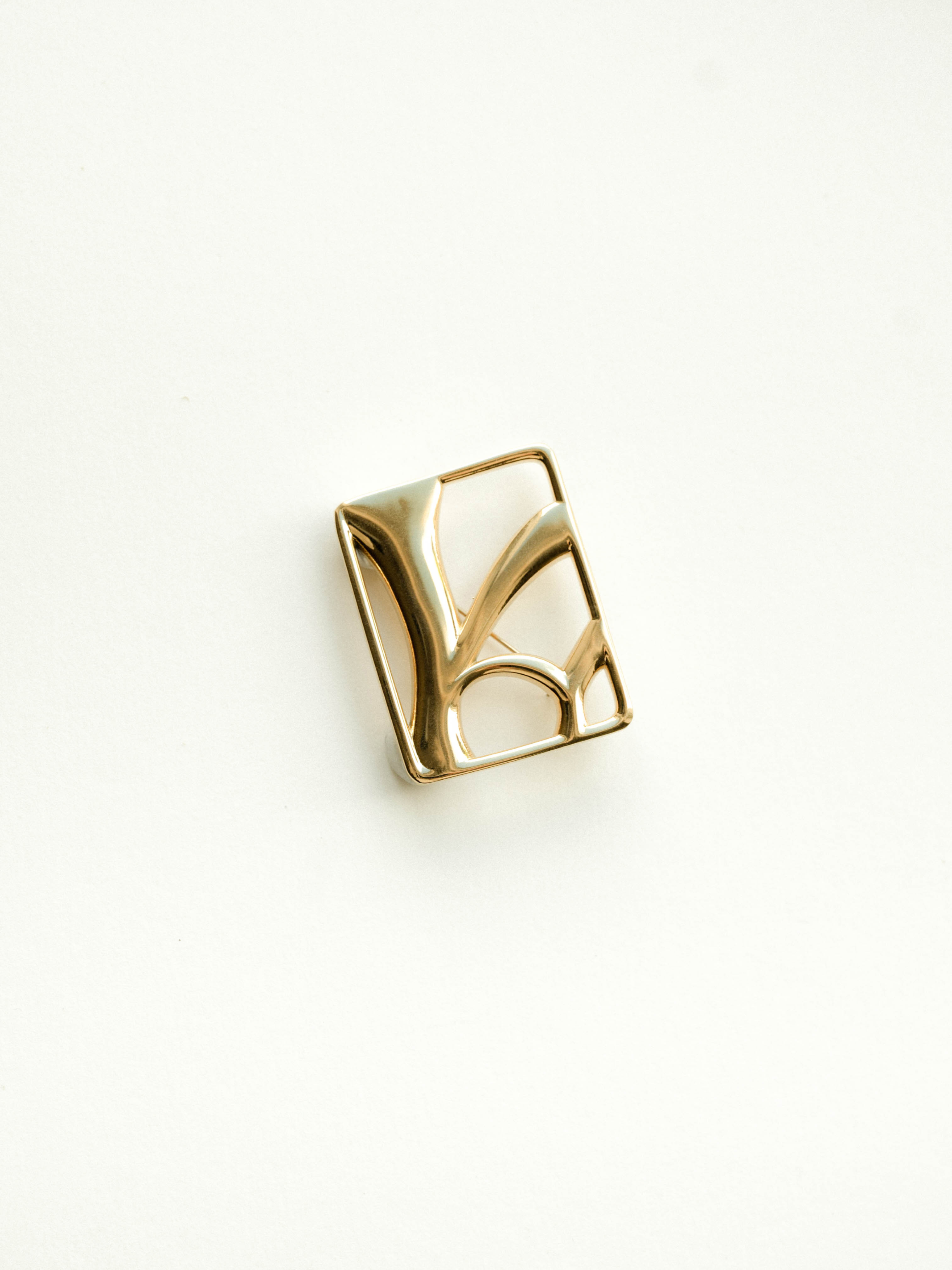 Monogram Brooch
